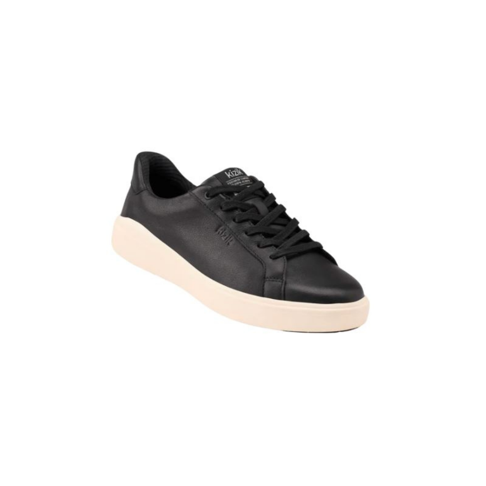 Kizik Women's Vegas 2 Hands Free Leather Sneakers - Black/Pristine