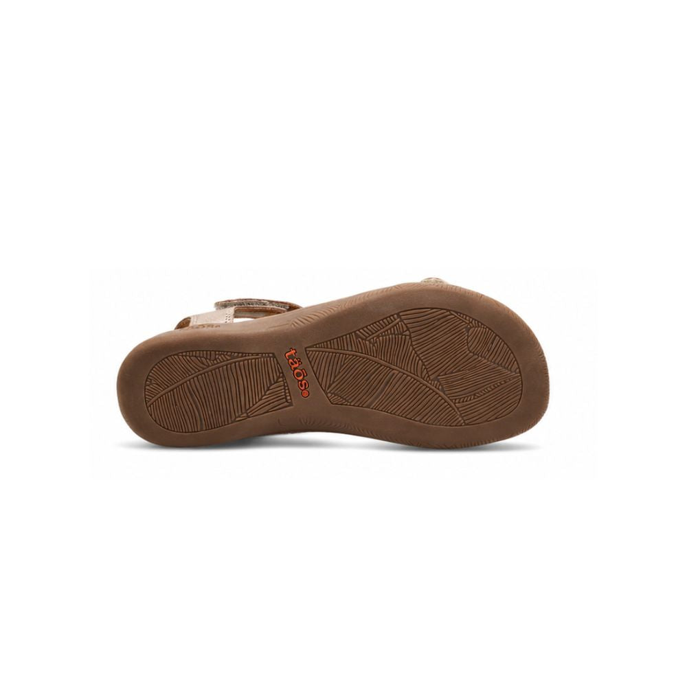 Taōs Women's The Show Leather Sandal - Champagne