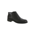 SAS Women's Bethany Leather Ankle Boot - Comfort Slip-On - Incense