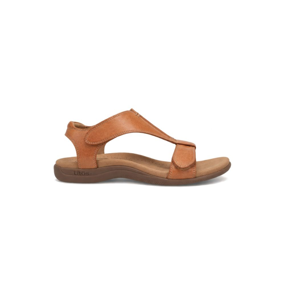 Taōs Women's The Show Leather Sandal - Caramel