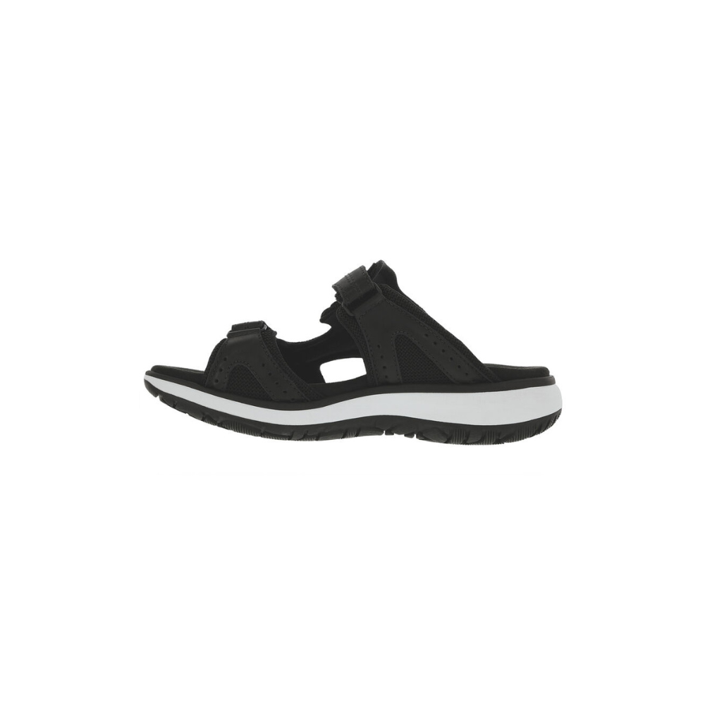 SAS Women's Embark Slide - Leather Sandal - Black