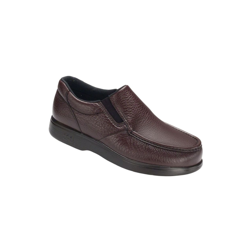 SAS Men's Side Gore - Leather Loafer - Cordovan