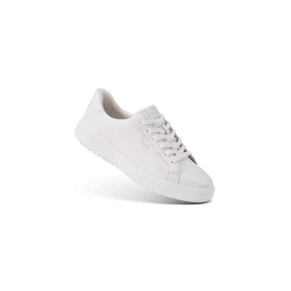 Kizik Women's Vegas 2 Hands Free Leather Sneakers - Bright White