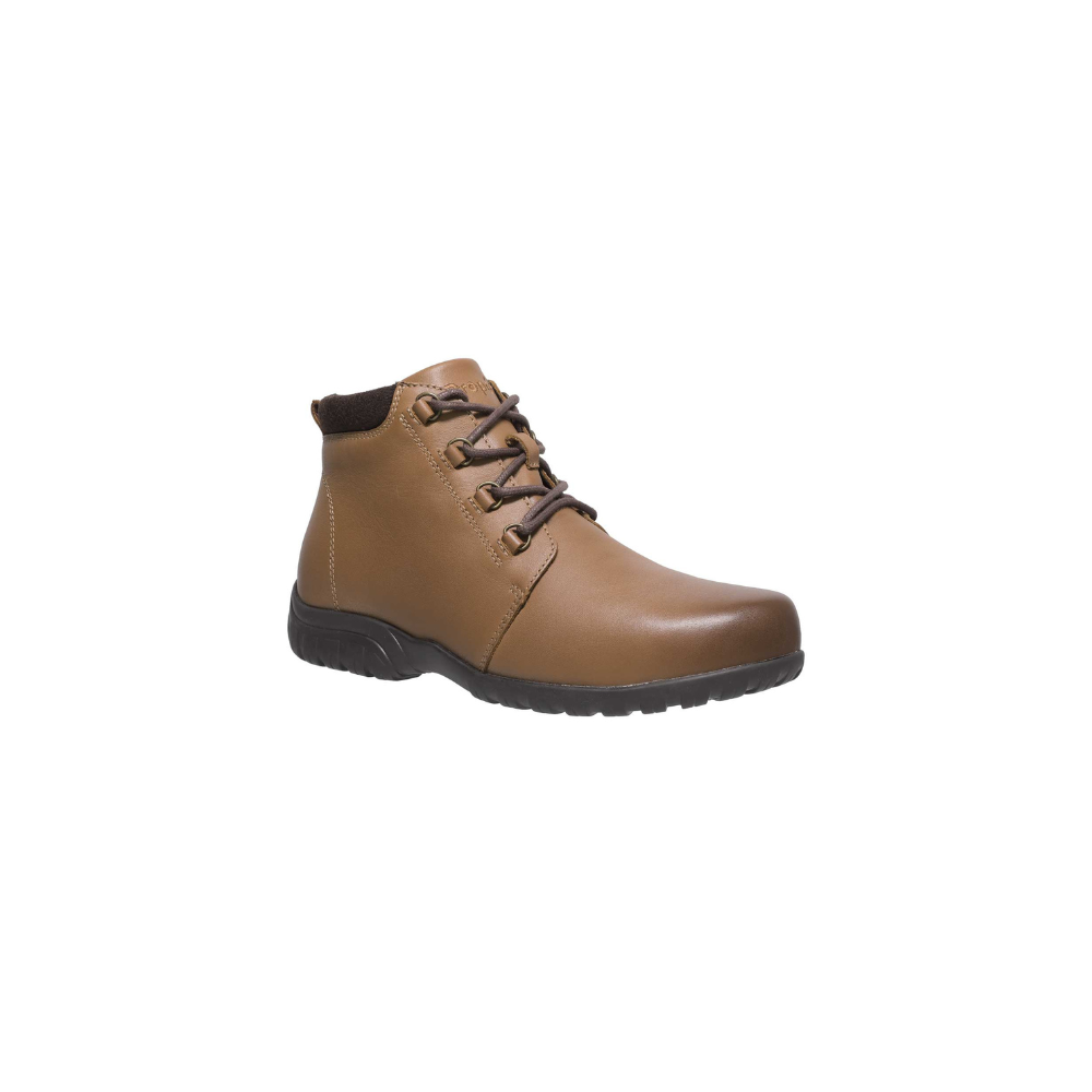 Propét Women's Delaney Leather Everyday Comfort Ankle Boot - Brown
