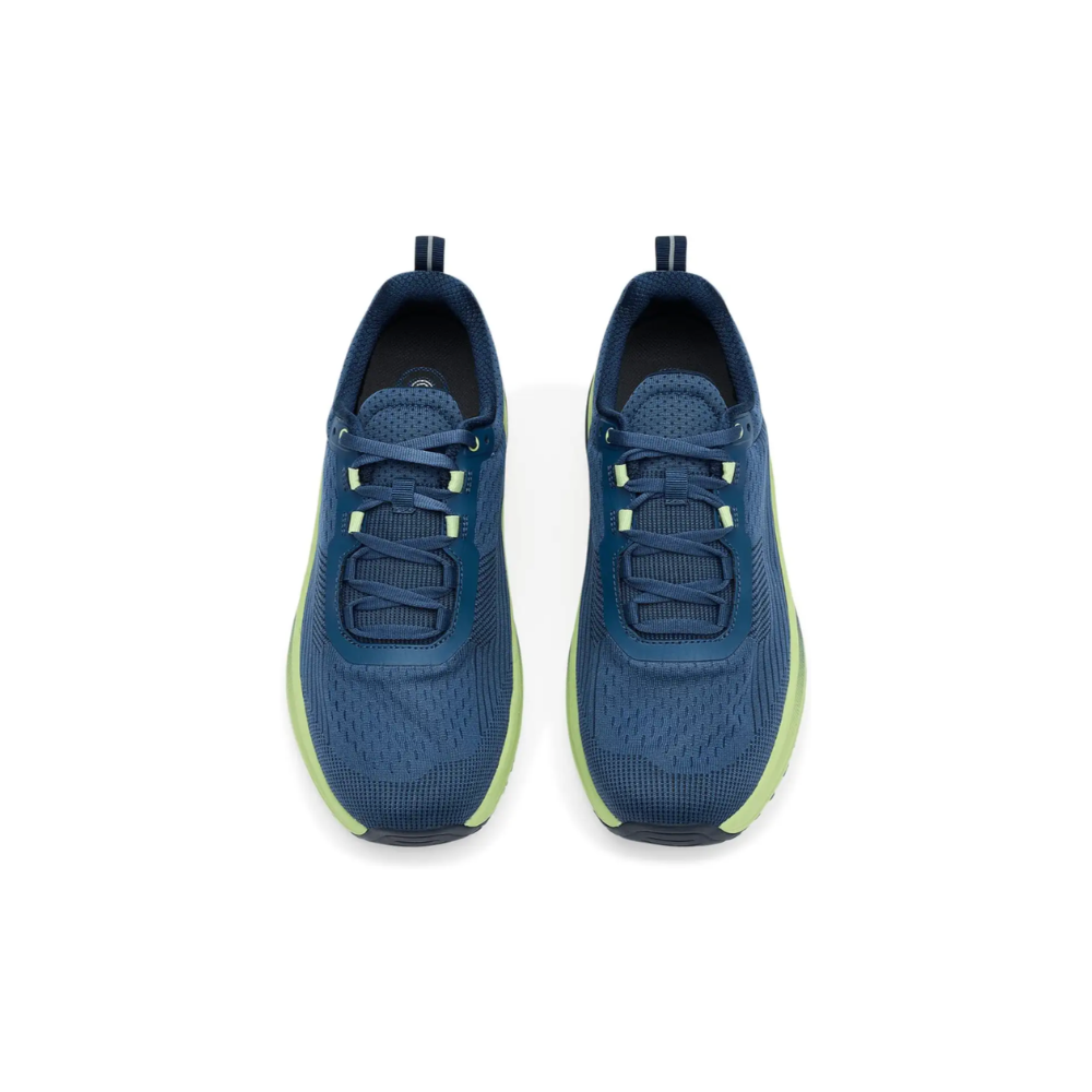 Orthofeet Race Men's Comfort Athletic Shoes - Navy/Green