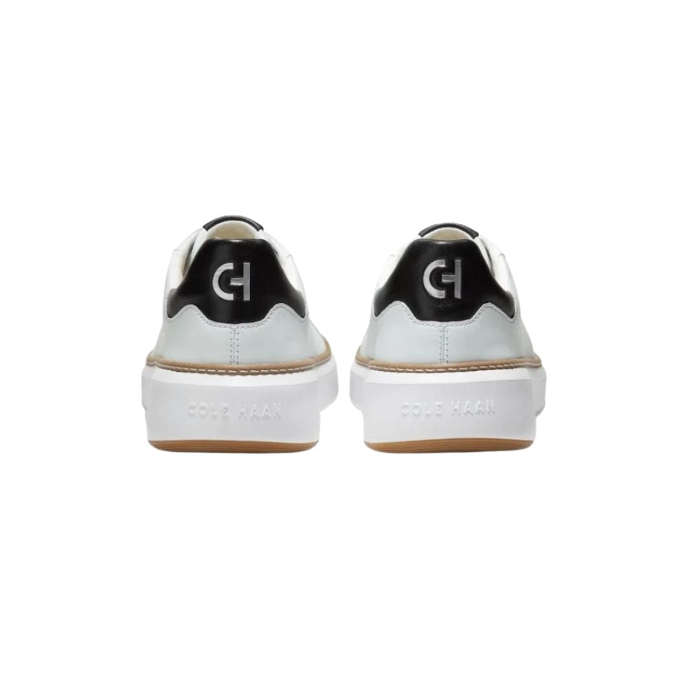 Cole Haan Men’s GrandPrø Topspin Leather Sneakers – Optic White/Black