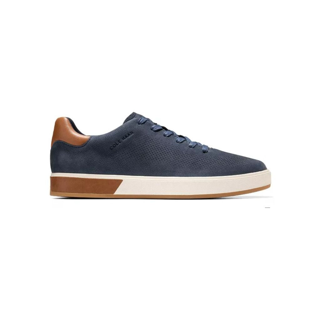 Cole Haan Men’s GrandPrø Angleace Sneakers – Navy Blazer / British Tan / Gum