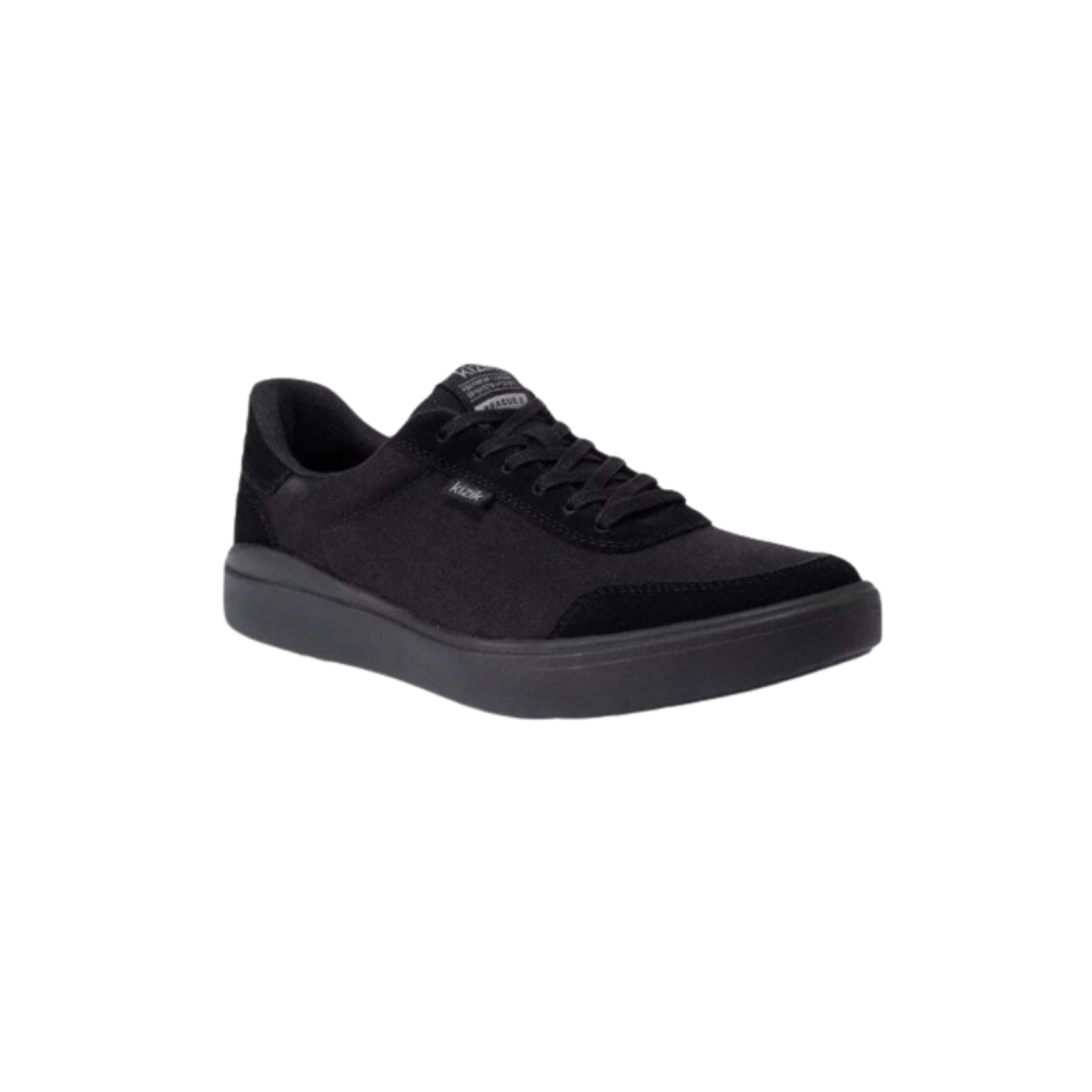 Kizik Men’s Prague 2 Hands-Free Canvas Slip-On Sneakers – Blackout