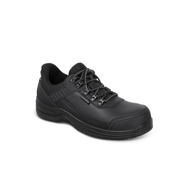 Orthofeet Shoe Slate Men’s Hands-Free Work Shoe - Black - Slip-Resistant & Comfort