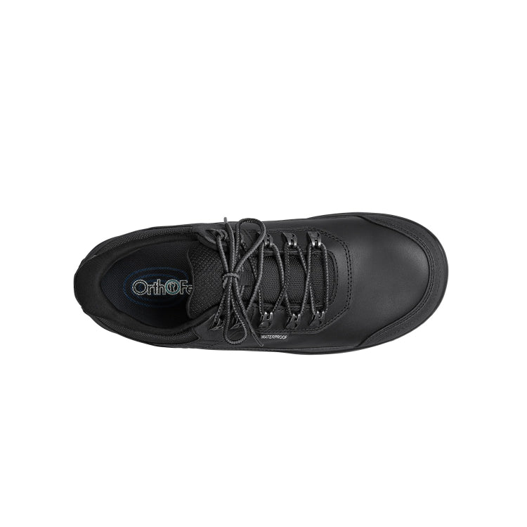 Orthofeet Shoe Slate Men’s Hands-Free Work Shoe - Black - Slip-Resistant & Comfort