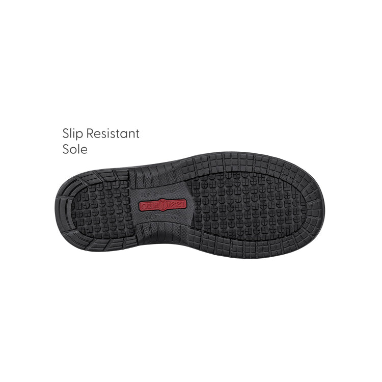 Orthofeet Shoe Slate Men’s Hands-Free Work Shoe - Black - Slip-Resistant & Comfort