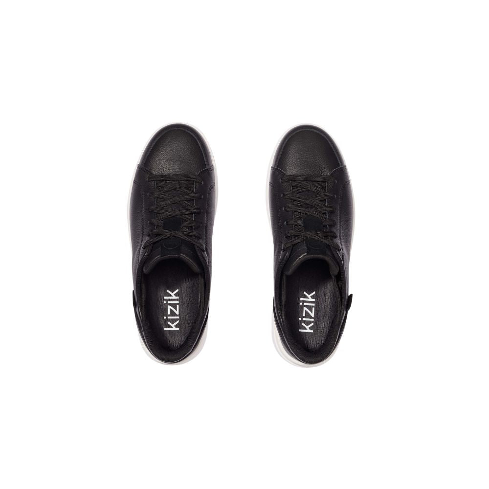 Women's Kizik Sydney Hands-Free Slip-On Sneakers–Black / White