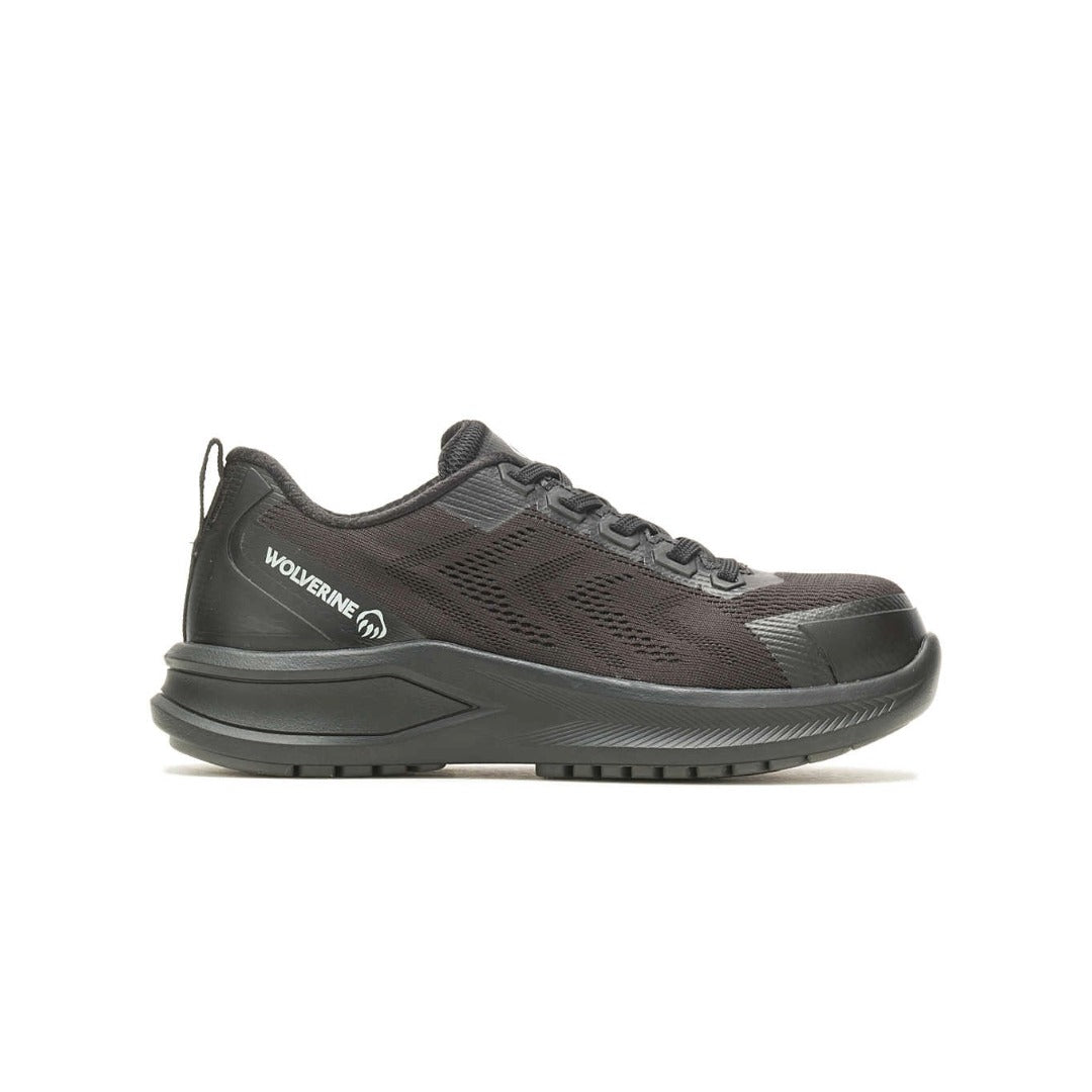 Wolverine Women's Bolt DuraShocks Knit CarbonMax Black Work Shoes