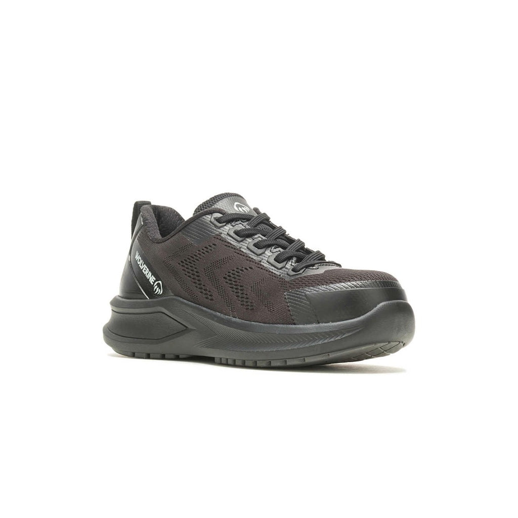 Wolverine Women's Bolt DuraShocks Knit CarbonMax Black Work Shoes