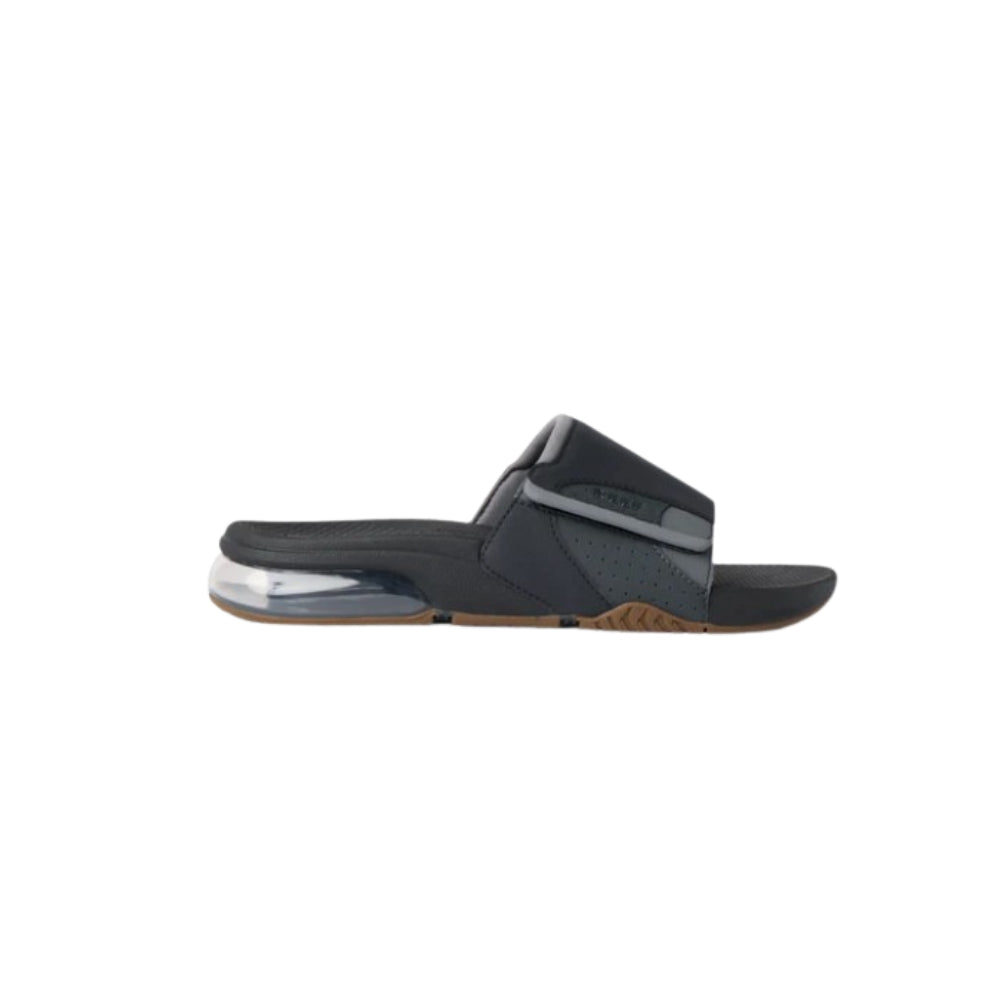 Reef Fanning + Slide Sandals - Men's - Black/Grey