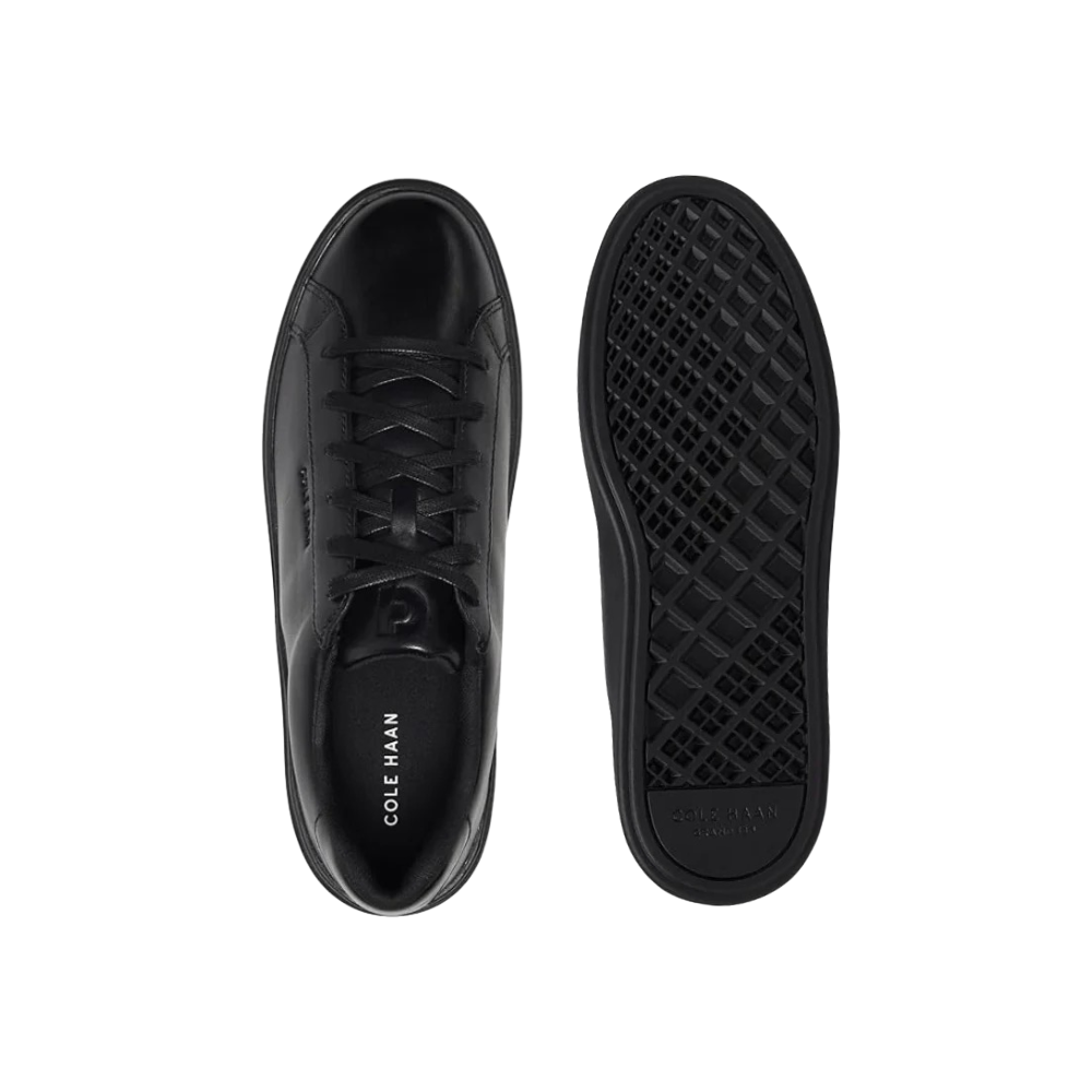 Cole Haan Women’s Grand Crosscourt Daily Leather Sneaker - Black/Black