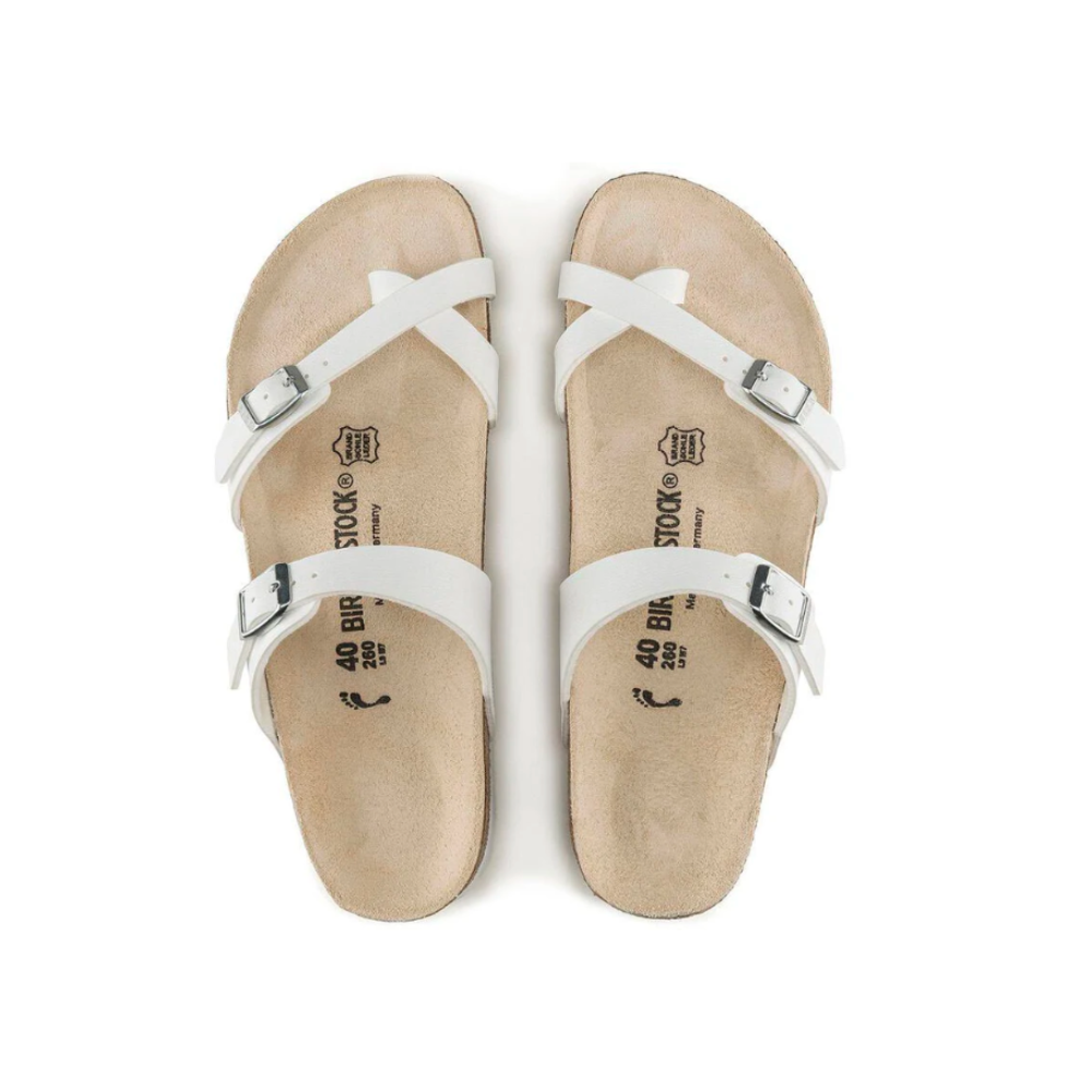 Birkenstock Women's Mayari Graceful White Flat Sandal