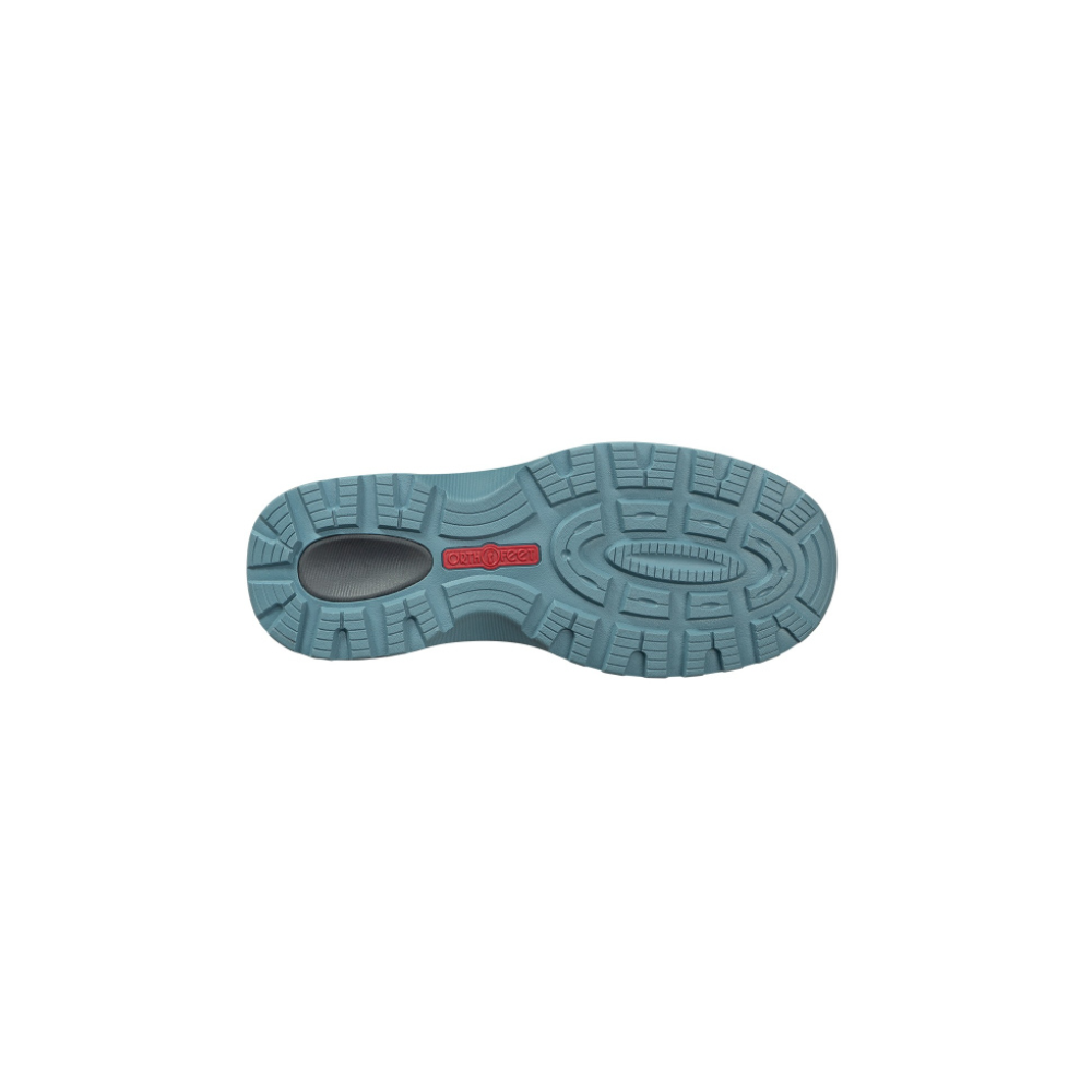 OrthoFeet Women's Carmel Hands-Free Waterproof Hiking Boot - Gray