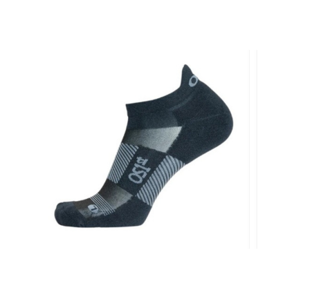 OS1st Thin Air Performance Unisex No Show Black Sock