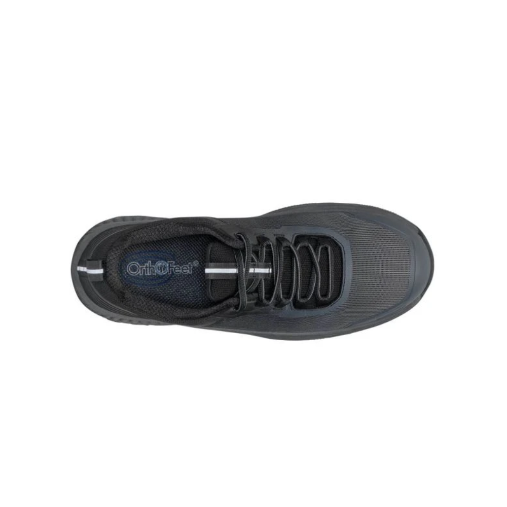 Orthofeet Bristol Women's Comfort Hiking Shoes Black Wide Toe Box