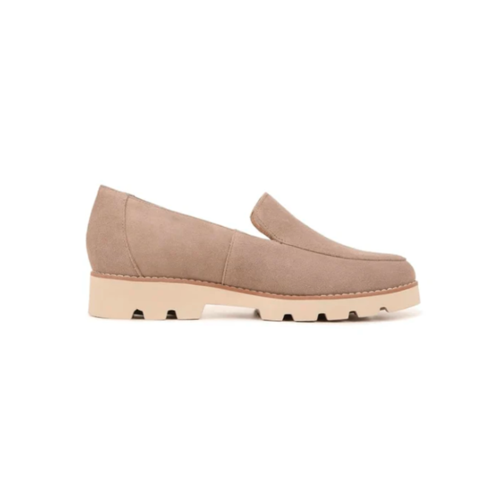 Vionic Women’s Kensley Slip-On Suede Loafers Casual Shoes - Taupe