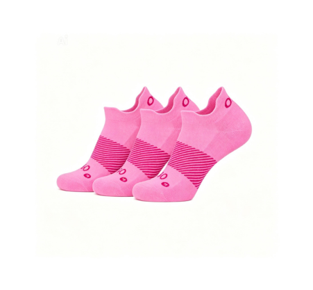 OS1st Wicked Comfort No Show Moisture-Wicking Socks – Pink OS-96541