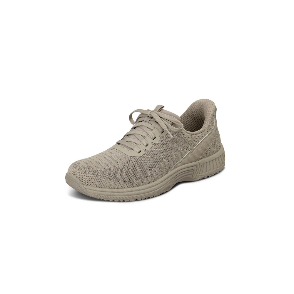 OrthoFeet Women's Kita Hands Free Athletic Sneaker - Taupe