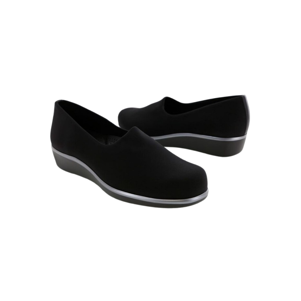 SAS Women's Bliss Comfort Slip-On Wedge - Black