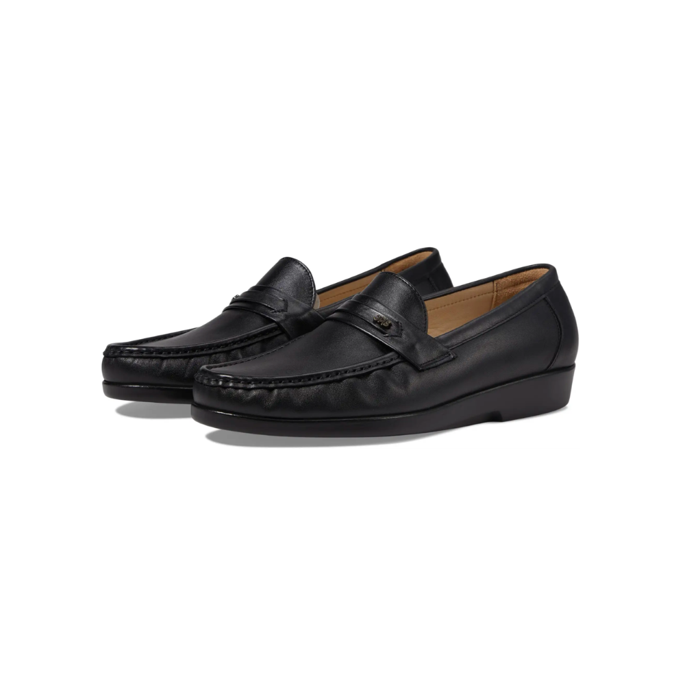 SAS Men's Ace Handcrafted Leather Slip-On Loafer – Black