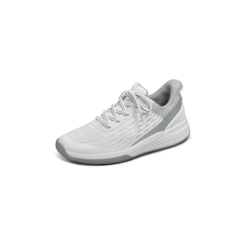 OrthoFeet Women's Ace Pickleball Hands Free Sneaker - White/Gray