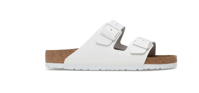 Birkenstock Arizona Soft Footbed White Leather Unisex Sandal