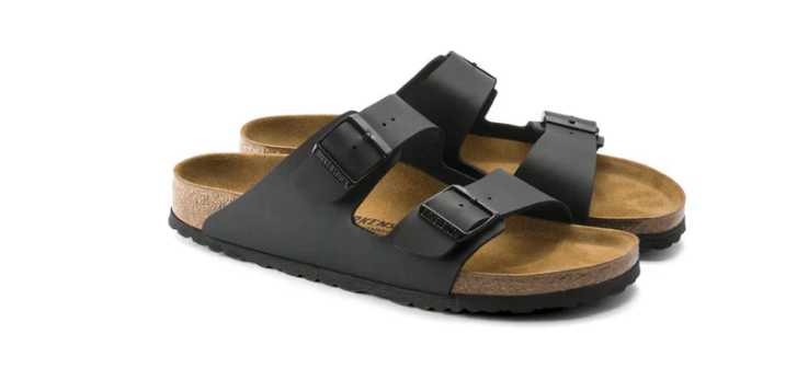 Birkenstock Arizona Hard Footbed Birko-Flor Black Unisex Sandals