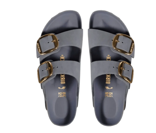 Birkenstock Arizona Big Buckle | Basalt Gray Oiled Leather