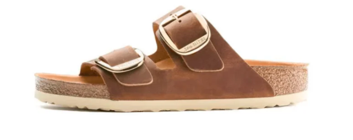 Birkenstock Arizona Big Buckle Sandals - Cognac Oiled Leather - Regular