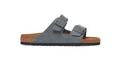 Birkenstock Arizona Soft Footbed Suede Sandal - Basalt Gray 1029790