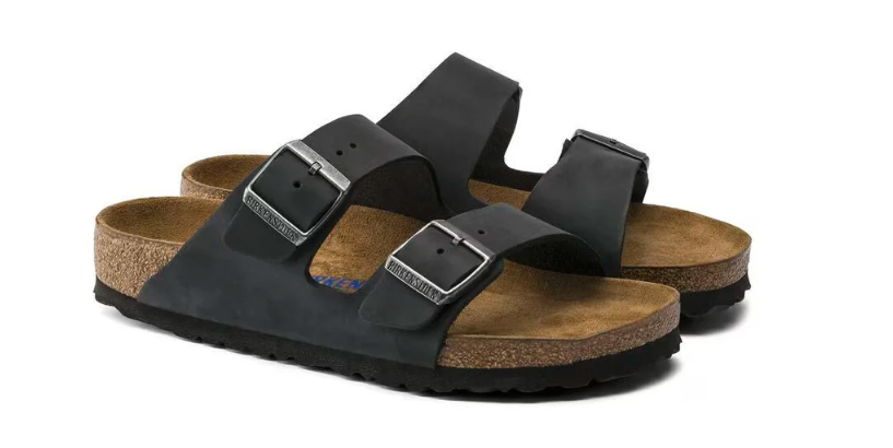 Birkenstock Arizona Soft Footbed - Oiled Black Sandal