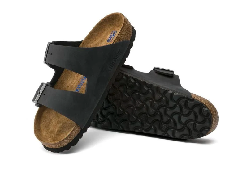 Birkenstock Arizona Soft Footbed - Oiled Black Sandal