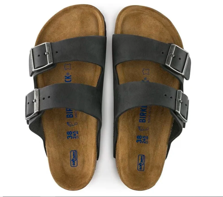 Birkenstock Arizona Soft Footbed - Oiled Black Sandal