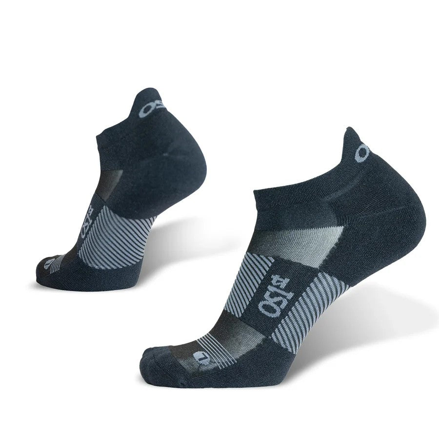 OS1st Thin Air Performance Unisex No Show Black Sock