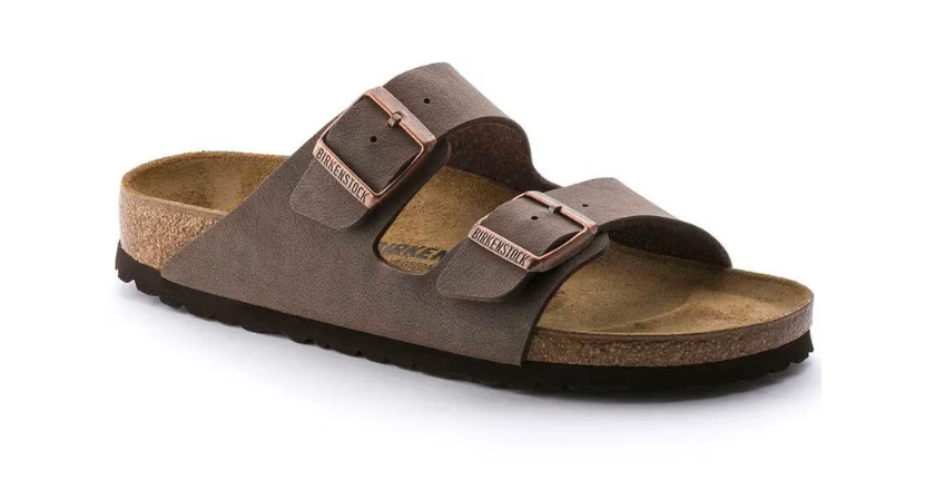 Birkenstock Arizona Birko Flor Leather Unisex Sandal - Mocha