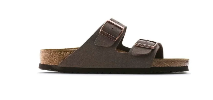 Birkenstock Arizona Birko Flor Leather Unisex Sandal - Mocha