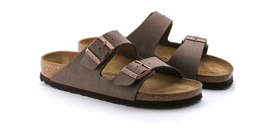 Birkenstock Arizona Birko Flor Leather Unisex Sandal - Mocha