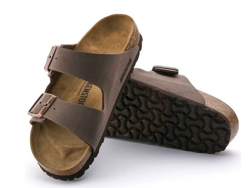 Birkenstock Arizona Birko Flor Leather Unisex Sandal - Mocha
