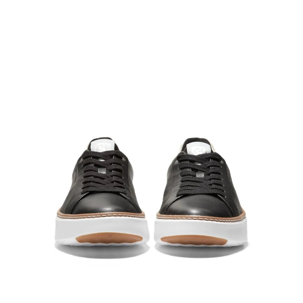 Cole Haan Women's Grandpro Topspin Black / White / Yellow Sneaker