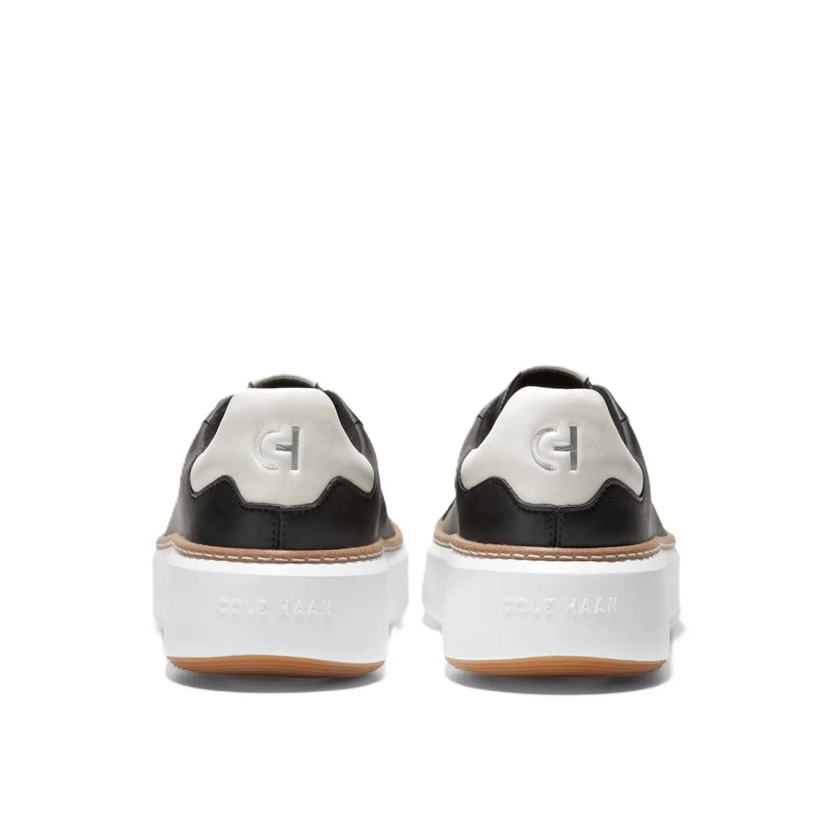 Cole Haan Women's Grandpro Topspin Black / White / Yellow Sneaker