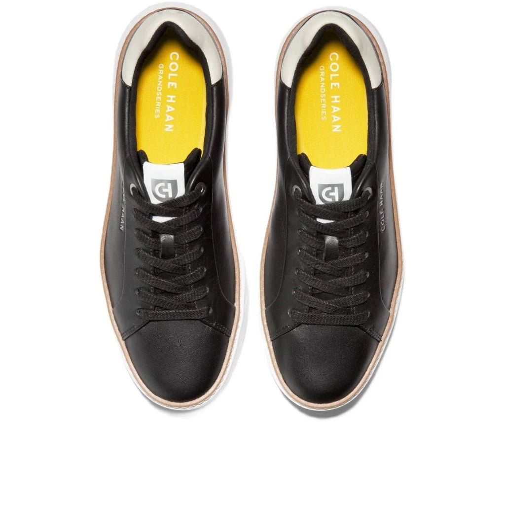 Cole Haan Women's Grandpro Topspin Black / White / Yellow Sneaker