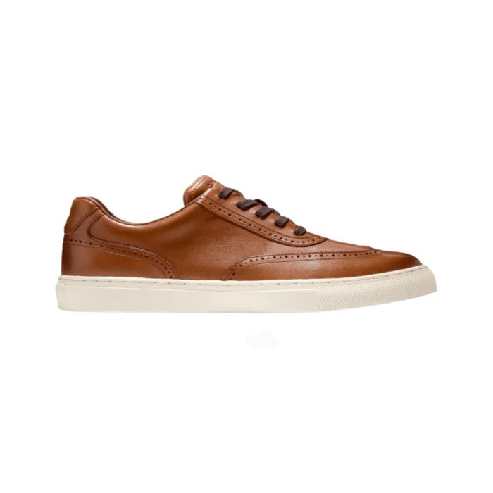 Cole Haan Men's Grand Kittery Wingtip British Tan-Ivory Shoes