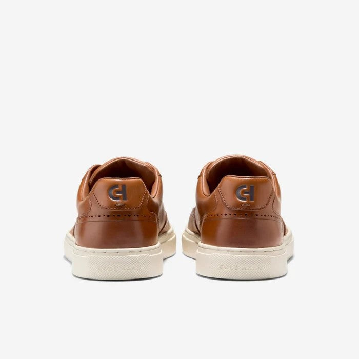 Cole Haan Men's Grand Kittery Wingtip British Tan-Ivory Shoes