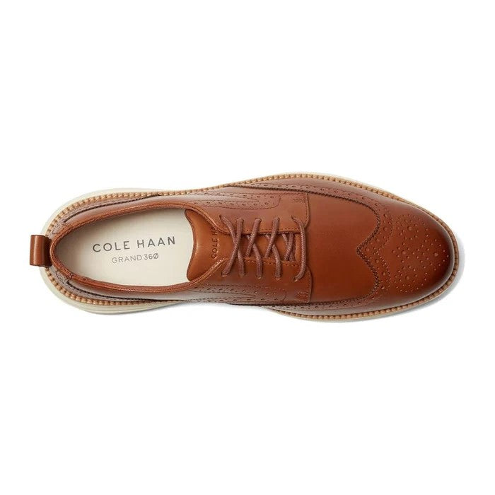 Cole Haan Men's Grand Hurrion Wing Oxford British Tan / Ivory Shoes