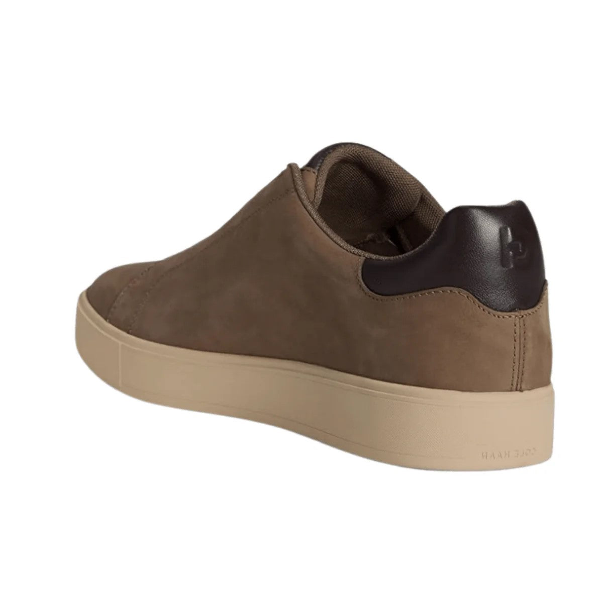 Cole Haan Men's GrandPrø Luxe Slip-On Sneakers Morel Nubuck/Dark Choco